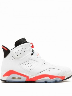 White Men's Nike Retro Infrared 2014 Air Jordan 6 | WJSEFZ-758