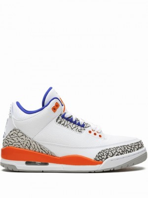 White Men's Nike Retro Knicks Air Jordan 3 | CNHUDB-184