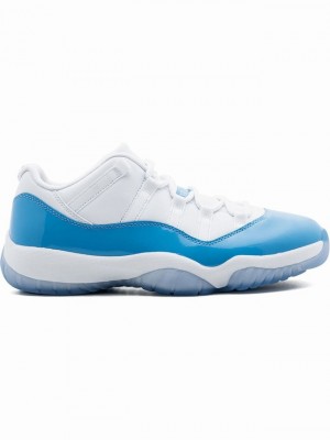 White / Blue Men's Nike Retro Low Air Jordan 11 | ZRLKXD-615