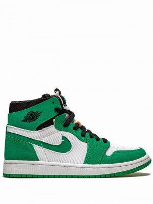 White / Green Men's Nike Zoom Comfort Stadium Air Jordan 1 | YEHTRX-382