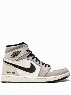 White / Grey Men's Nike Element Gore-Tex - Sail Air Jordan 1 | KUPXRM-502