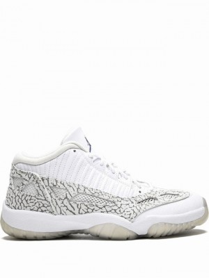 White / Grey Men's Nike Retro Low Air Jordan 11 | IQMVUF-150