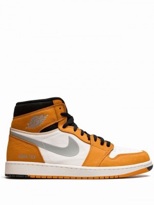 White / Orange Men's Nike Element Air Jordan 1 | LPHVUW-927