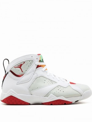 White / Red Men's Nike Retro Air Jordan 7 | UECTAJ-129