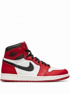 White / Red Men's Nike Retro High OG Chicago Lost and Found Air Jordan 1 | LIADFZ-140