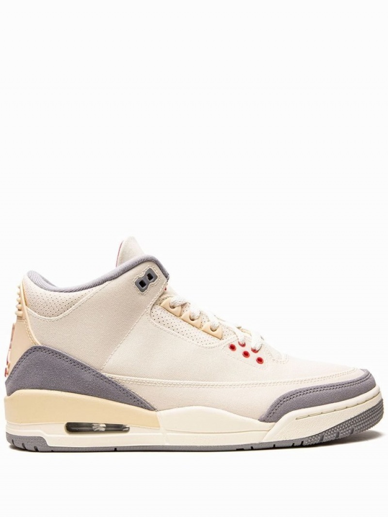 Beige Men\'s Nike Retro Muslin Air Jordan 3 | TDKICN-871