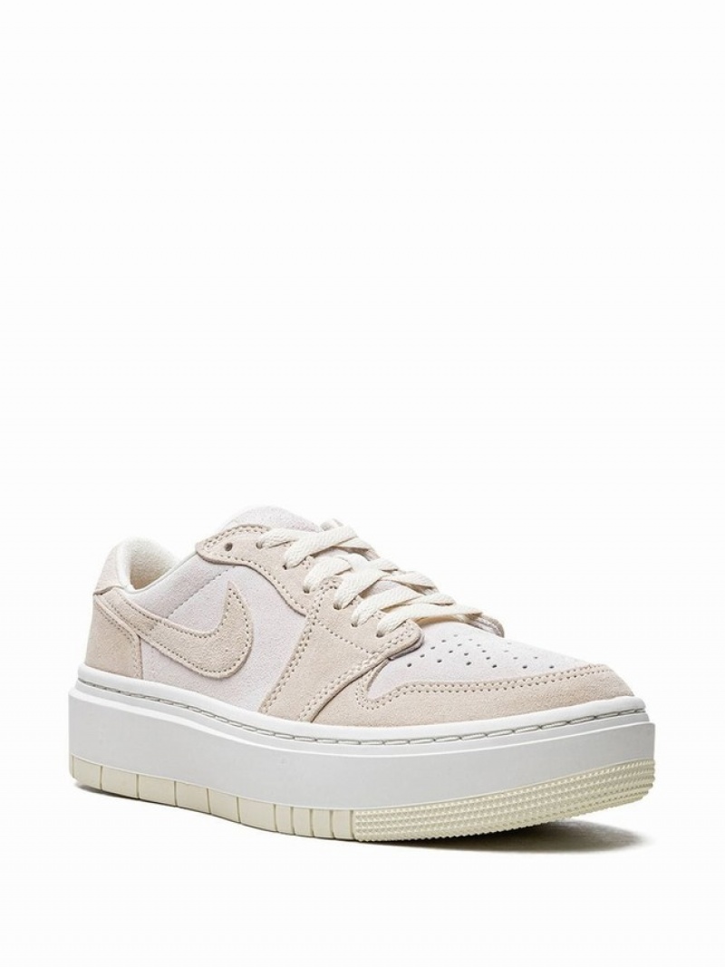 Beige Women's Nike Elevate Low Air Jordan 1 | GCXQAW-176