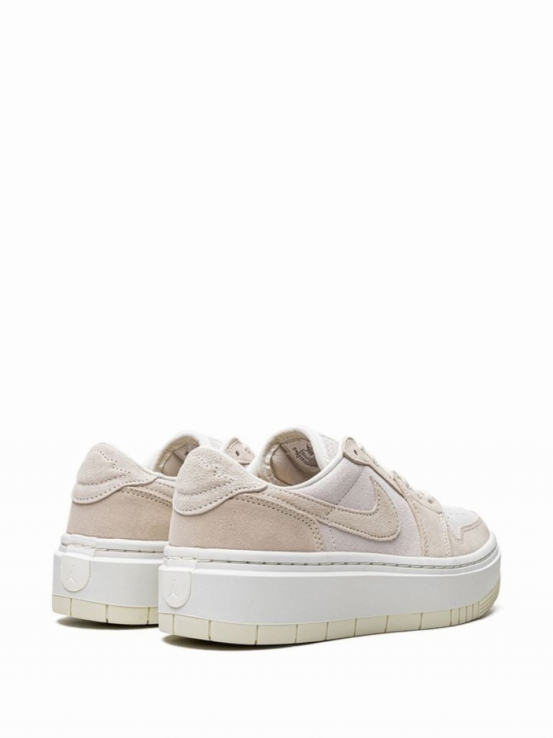 Beige Women's Nike Elevate Low Air Jordan 1 | GCXQAW-176