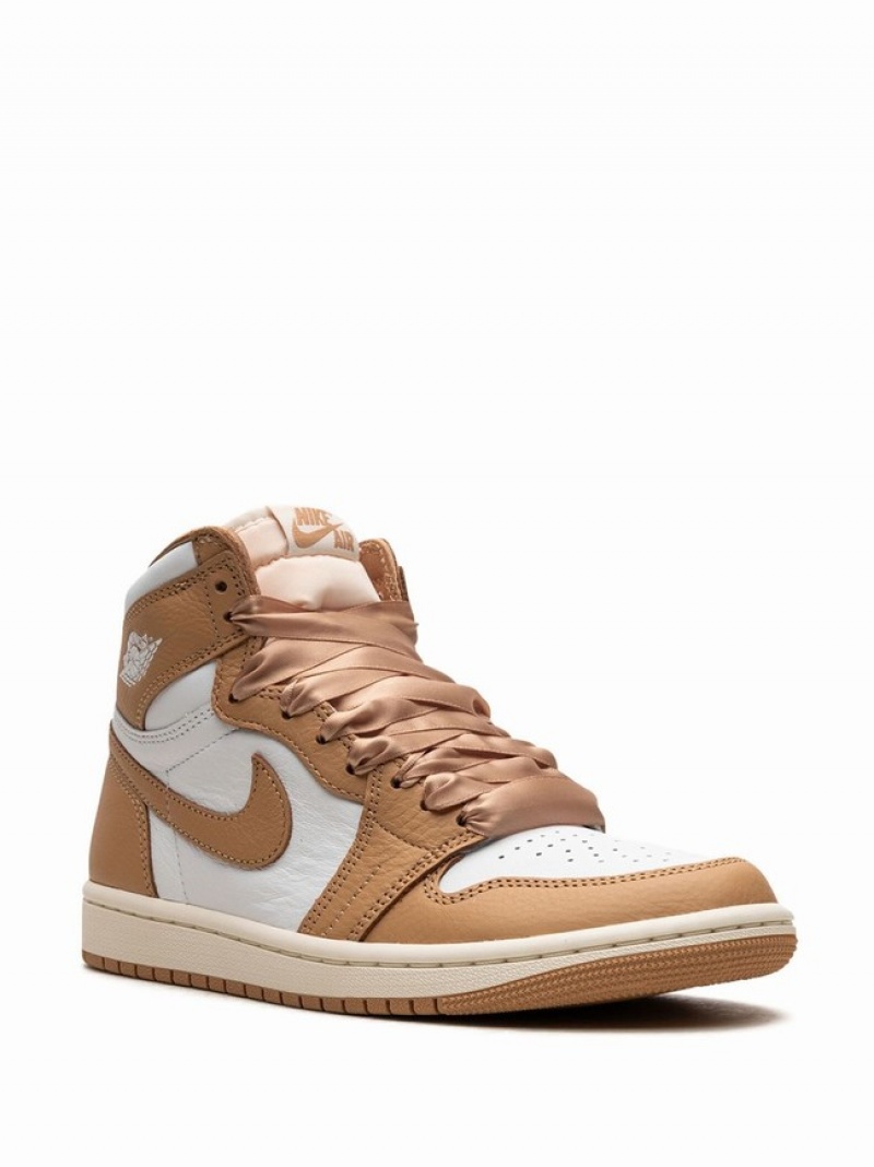 Beige / White Women's Nike Retro High OG Luxury Handbag Air Jordan 1 | BYMPAW-820