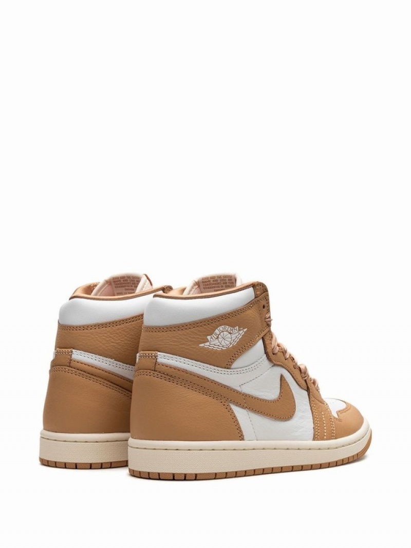 Beige / White Women's Nike Retro High OG Luxury Handbag Air Jordan 1 | BYMPAW-820