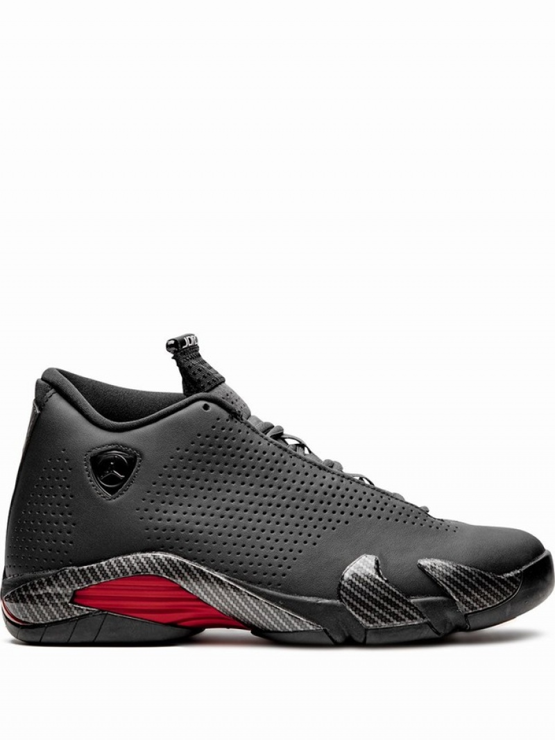 Black Men\'s Nike Ferrari Air Jordan 14 | XNSVDF-678