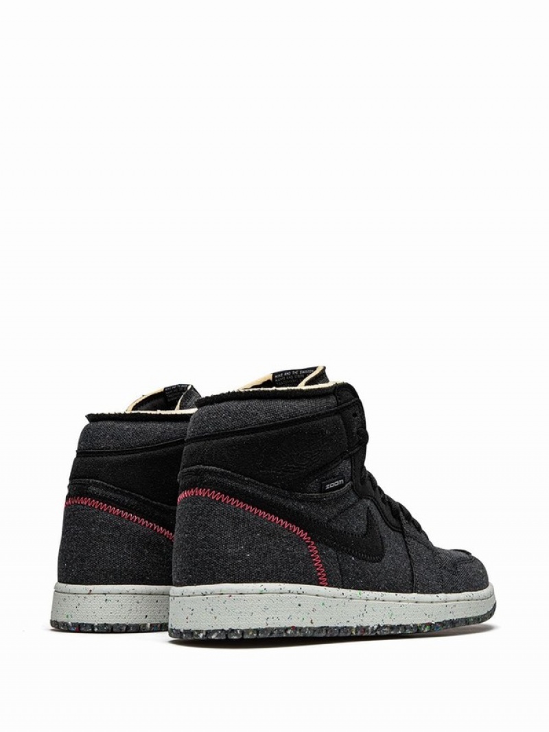 Black Men's Nike High Zoom Space Hippie Air Jordan 1 | WPQXKL-128