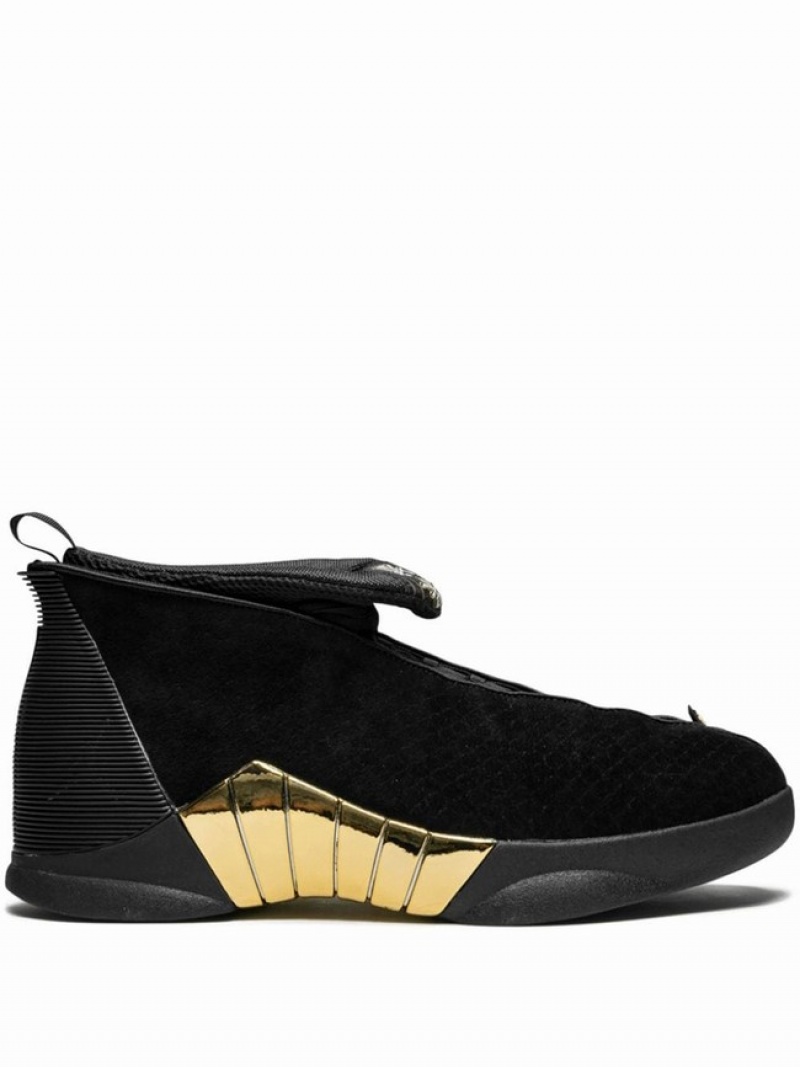 Black Men\'s Nike Retro Air Jordan 15 | XNTWQC-032