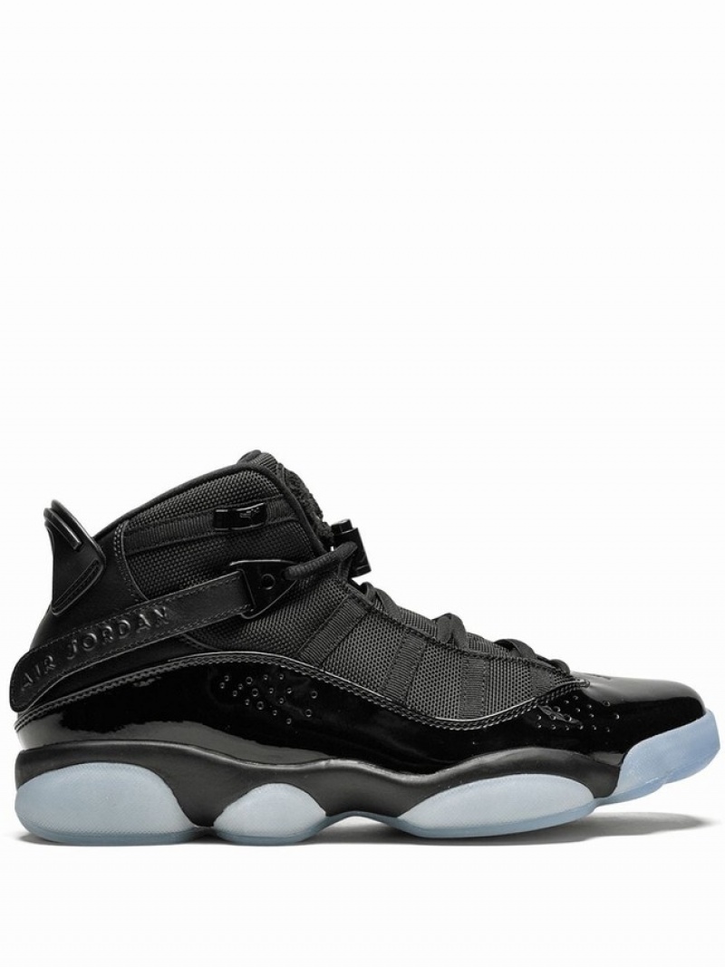 Black Men\'s Nike Retro Air Jordan 6 | PZFYVS-985