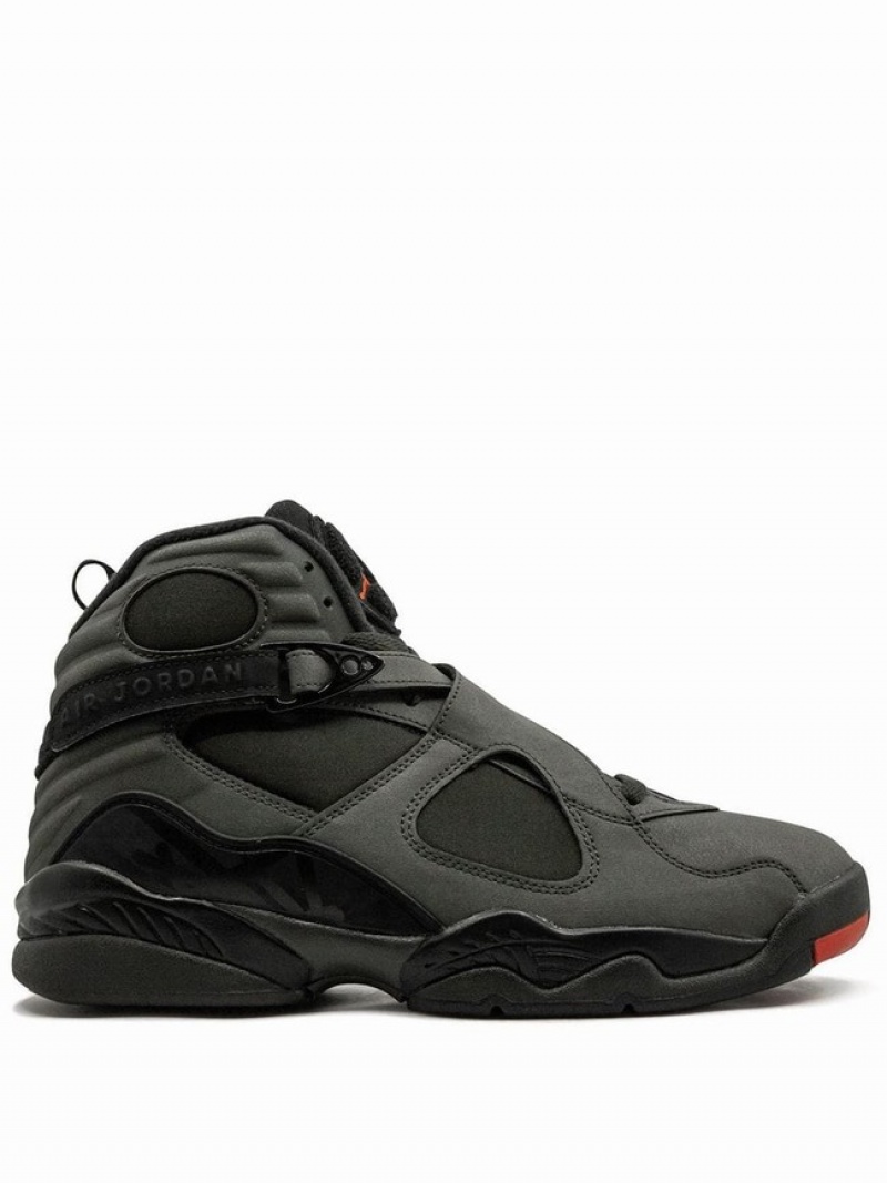 Black Men\'s Nike Retro Air Jordan 8 | FGWEZT-245