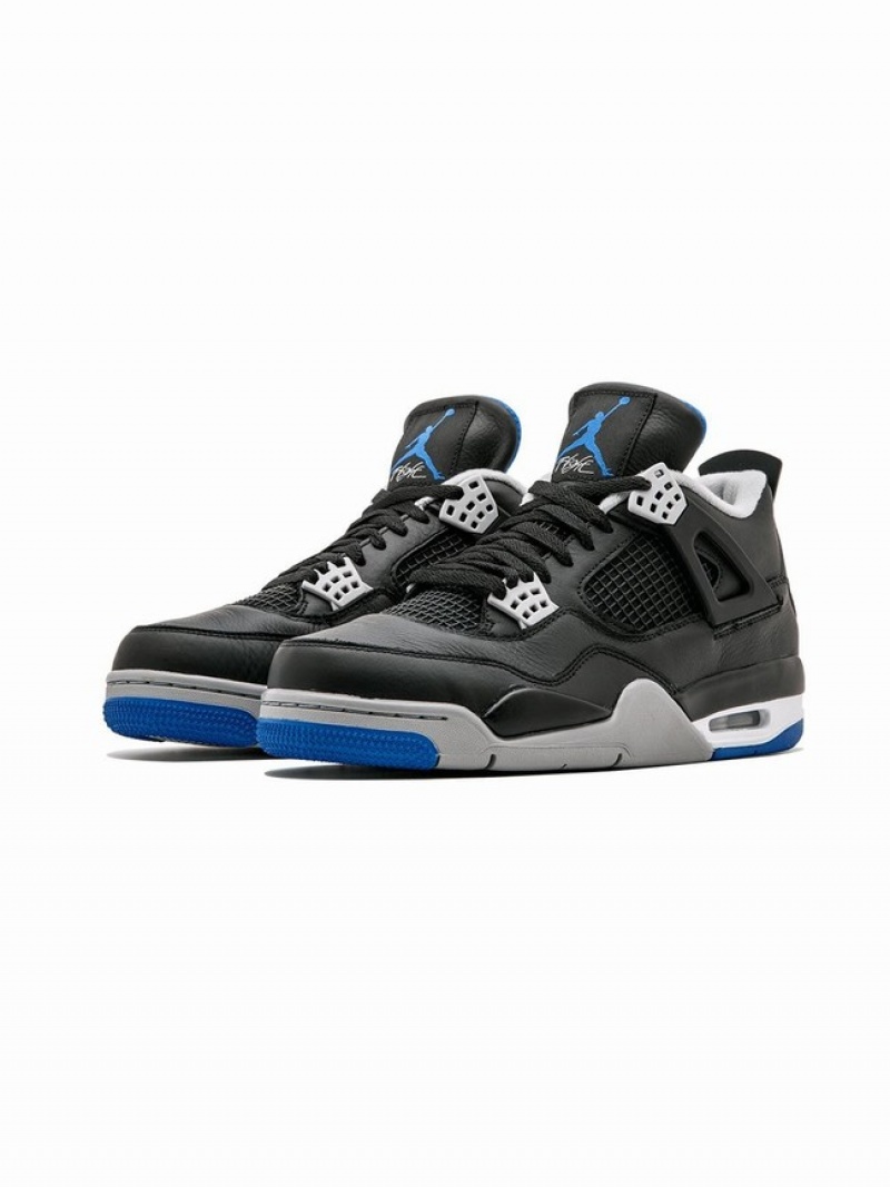 Black Men's Nike Retro Alternate Motorsports Air Jordan 4 | CKRWLB-087