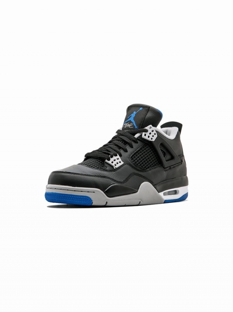 Black Men's Nike Retro Alternate Motorsports Air Jordan 4 | CKRWLB-087