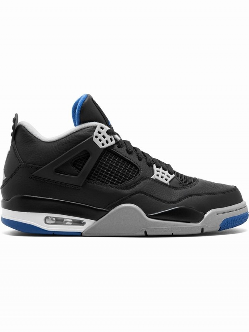 Black Men\'s Nike Retro Alternate Motorsports Air Jordan 4 | CKRWLB-087