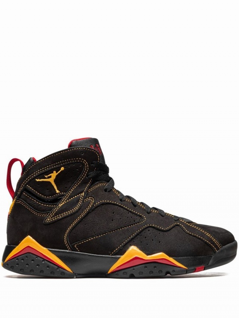 Black Men\'s Nike Retro Citrus Air Jordan 7 | IPERZX-130