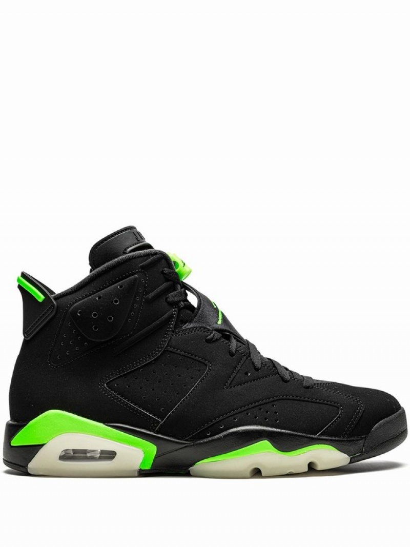 Black Men\'s Nike Retro Electric Air Jordan 6 | NGFUWQ-408