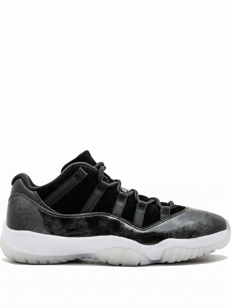 Black Men\'s Nike Retro Low Barons Air Jordan 11 | OMRNJC-273