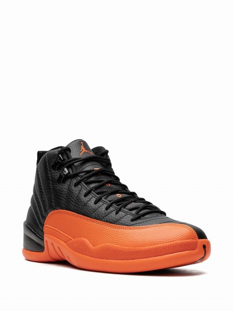 Black Women's Nike Brilliant Air Jordan 12 | IEFOPK-687