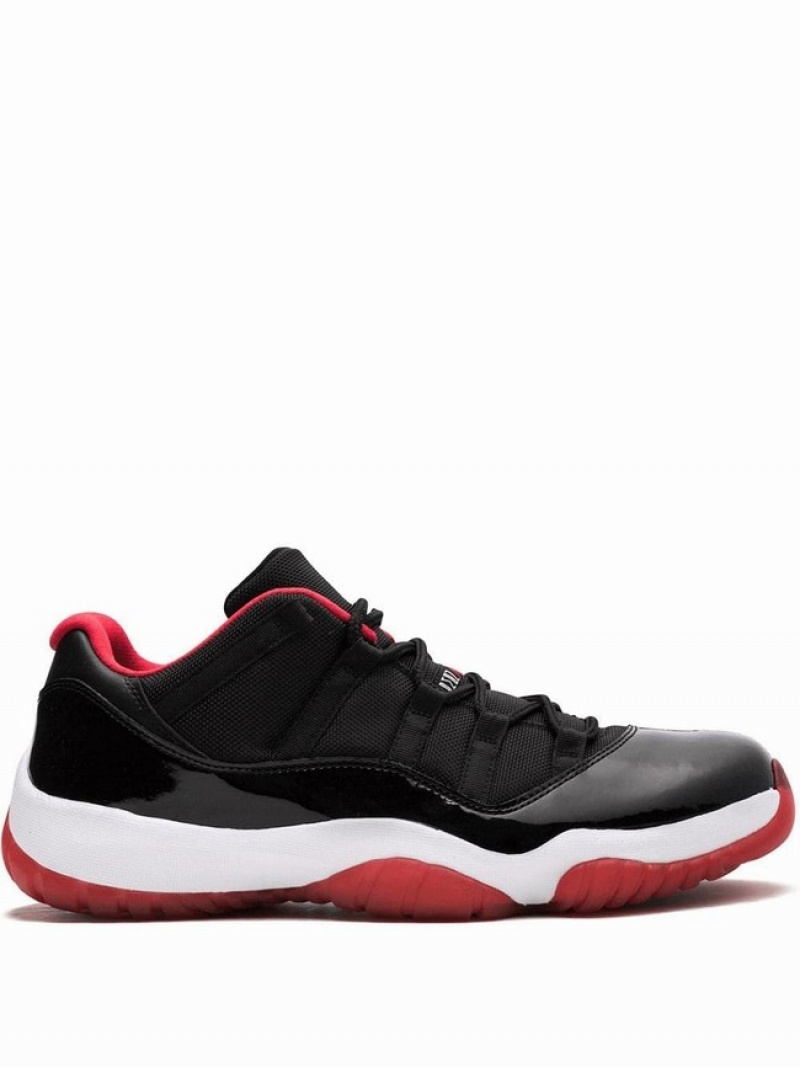 Black Women\'s Nike Retro Low Bred Air Jordan 11 | BEYXFA-748