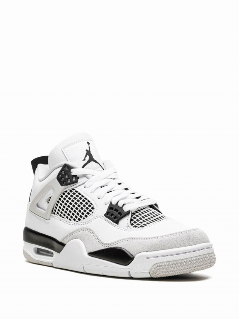 Black Women's Nike Retro Military Black Air Jordan 4 | FPRACE-801