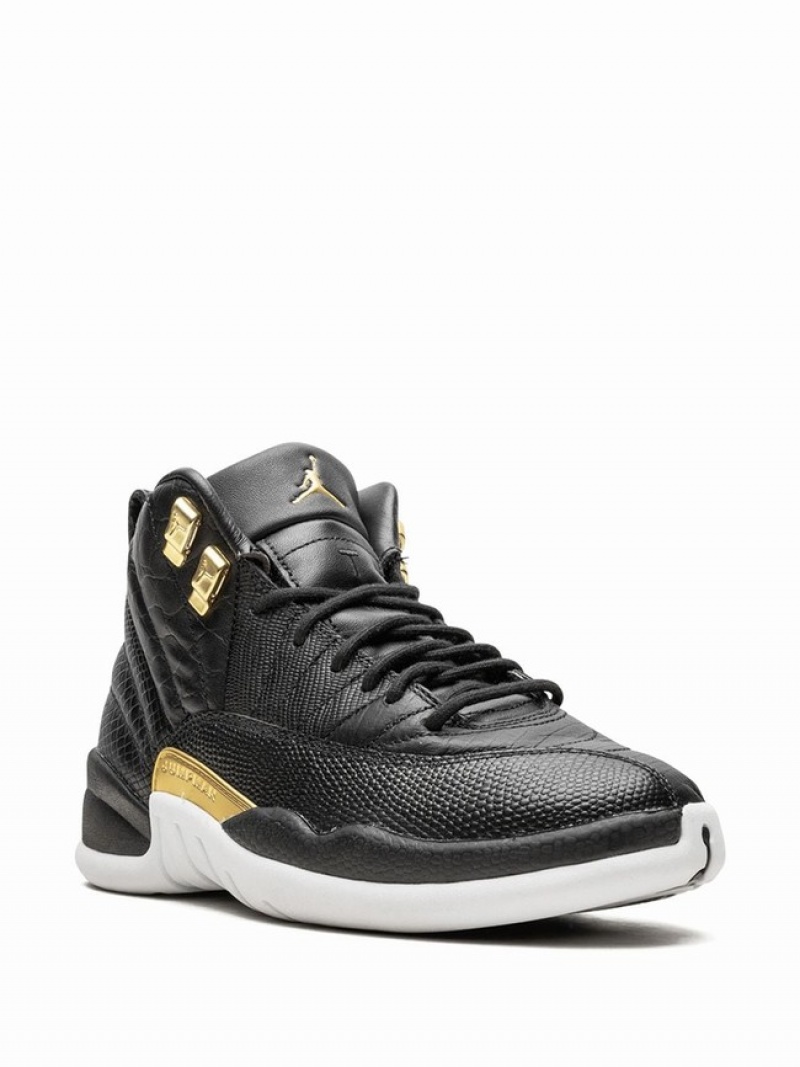 Black Women's Nike WMNS Retro Air Jordan 12 | IADVJQ-890