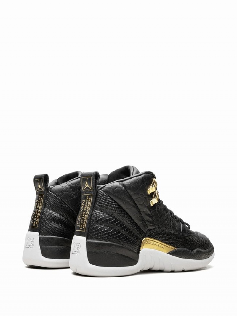 Black Women's Nike WMNS Retro Air Jordan 12 | IADVJQ-890