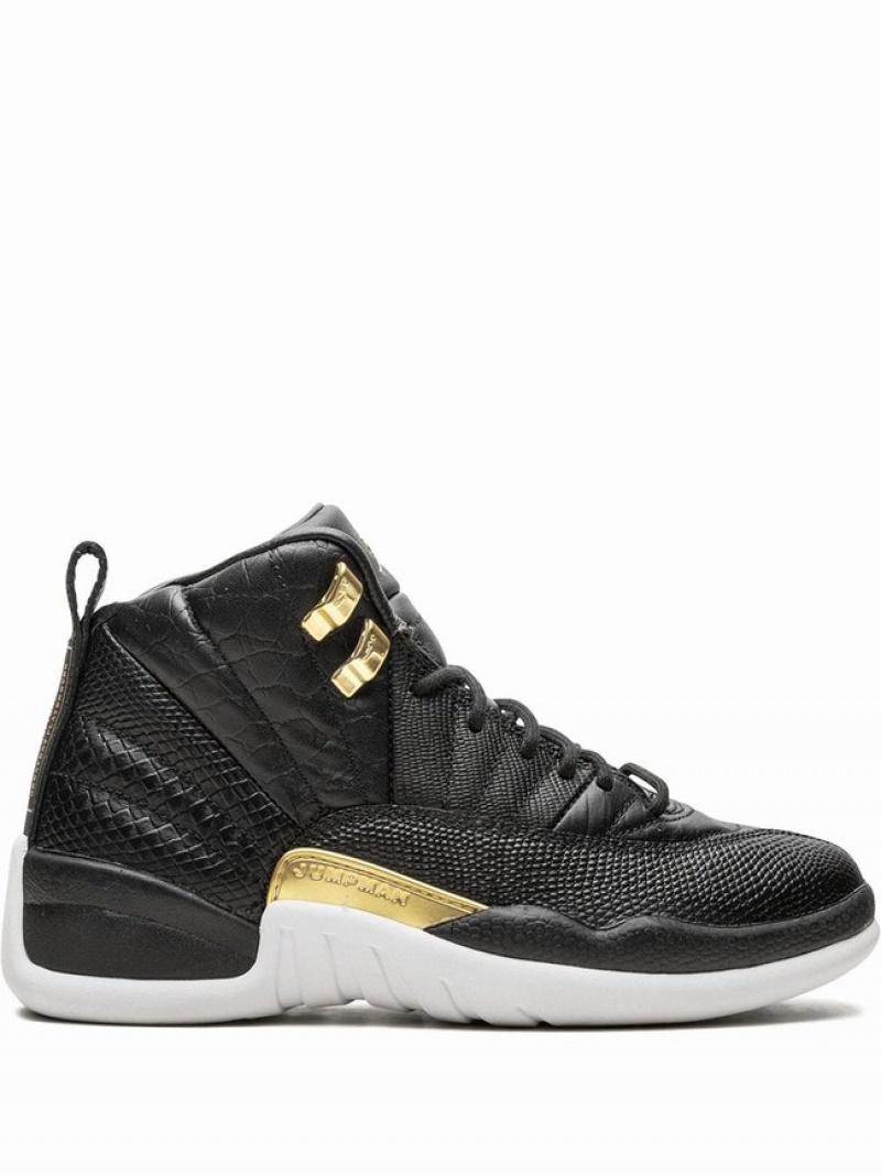 Black Women\'s Nike WMNS Retro Air Jordan 12 | IADVJQ-890