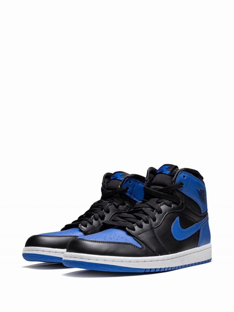 Black / Blue Men's Nike Retro High OG Royal 2013 Air Jordan 1 | QCNRFG-254