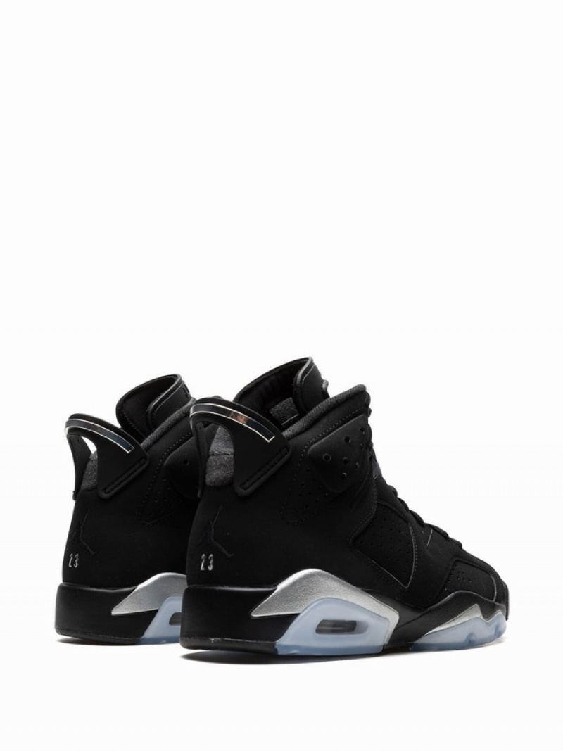 Black / Blue Women's Nike Chrome 2022 Air Jordan 6 | OQLAFK-856