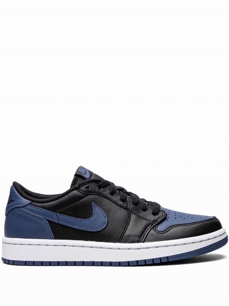 Black / Blue Women\'s Nike Low OG Air Jordan 1 | OTFUMX-108