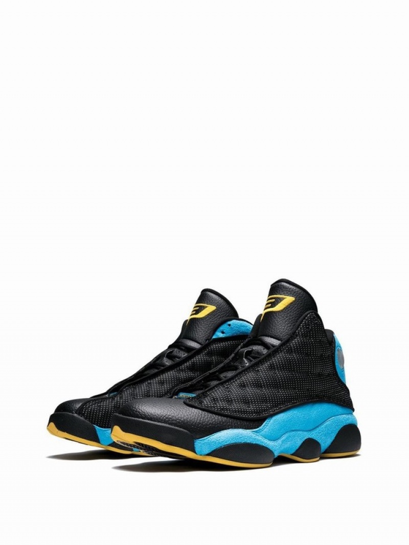 Black / Blue Women's Nike Retro PE Chris Paul Air Jordan 13 | JVGIOP-069