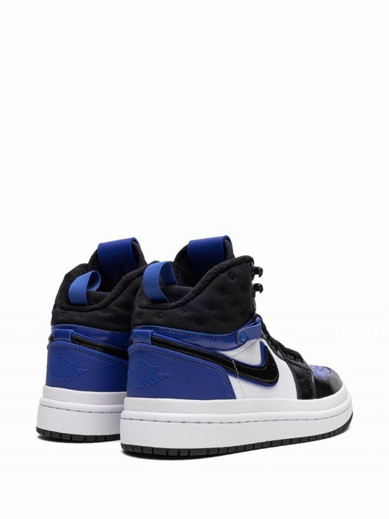 Black / Blue / White Women's Nike Acclimate Royal Toe Air Jordan 1 | SRBHAE-752