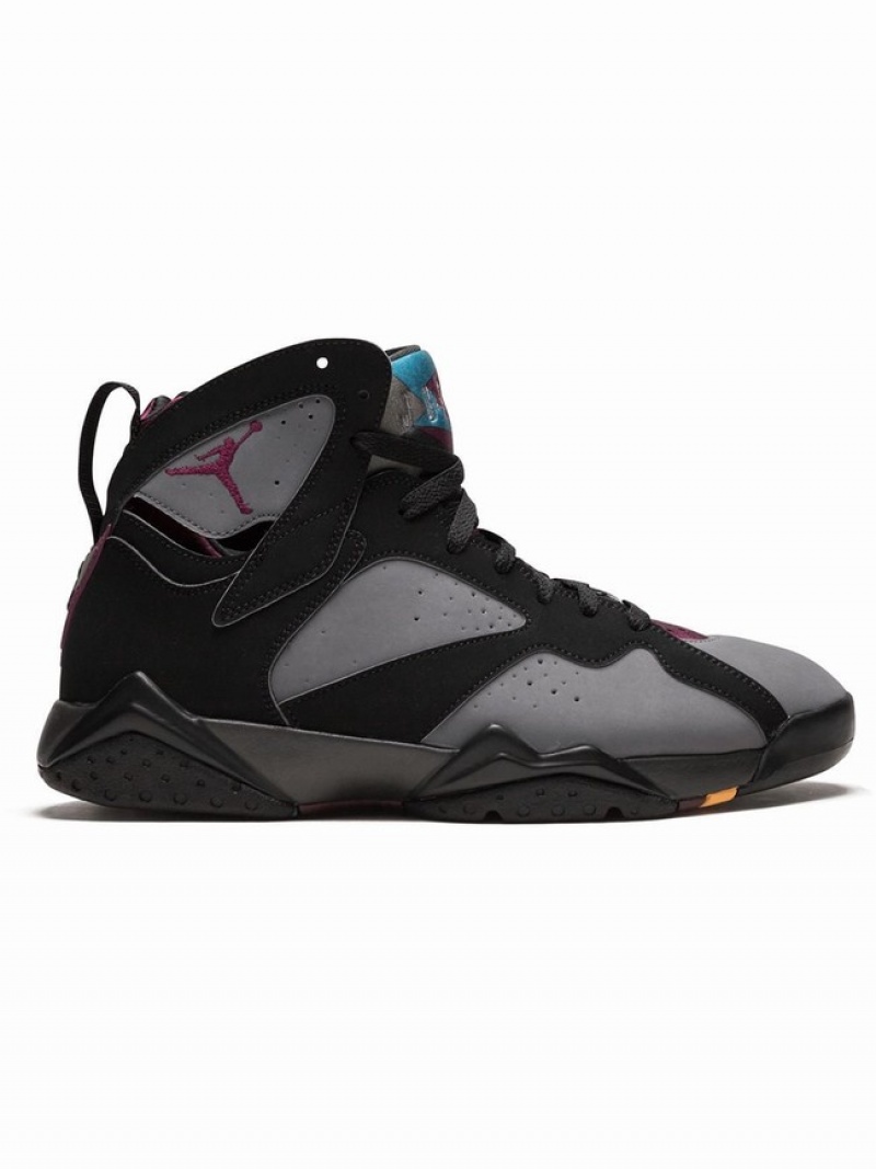 Black / Grey Men\'s Nike Retro Air Jordan 7 | HRBITG-615