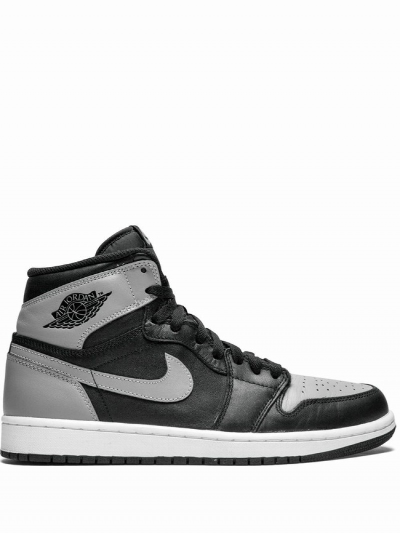 Black / Grey Men\'s Nike Retro High OG Air Jordan 1 | UTXHVP-287