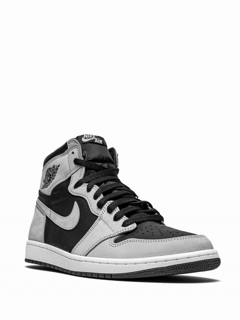 Black / Grey Men's Nike Retro High OG Shadow 2.0 Air Jordan 1 | MHDJGX-819