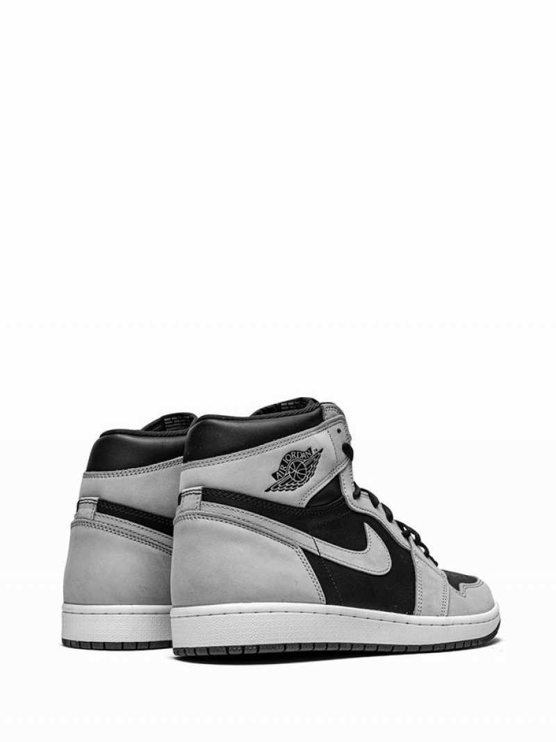 Black / Grey Men's Nike Retro High OG Shadow 2.0 Air Jordan 1 | MHDJGX-819