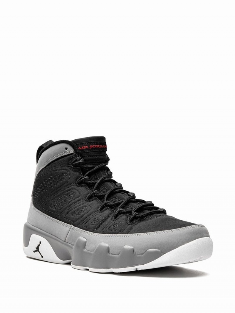 Black / Grey Men's Nike Retro Particle Air Jordan 9 | RFWEIZ-081