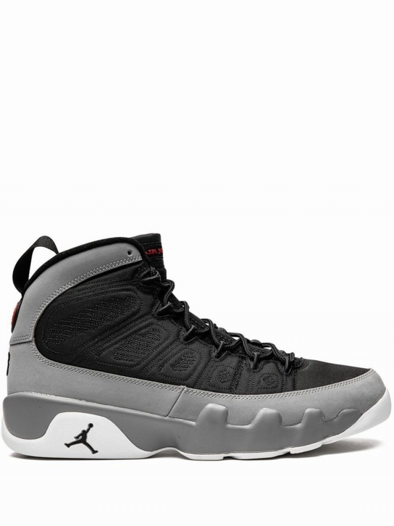 Black / Grey Men\'s Nike Retro Particle Air Jordan 9 | RFWEIZ-081