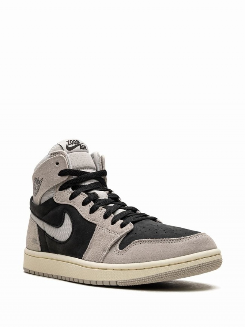 Black / Grey Women's Nike High Zoom CMFT 2 Light Iron Ore Air Jordan 1 | EYARXG-086