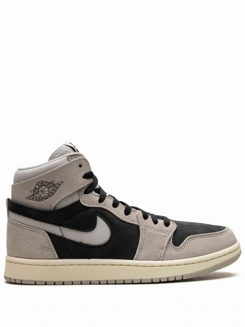 Black / Grey Women\'s Nike High Zoom CMFT 2 Light Iron Ore Air Jordan 1 | EYARXG-086