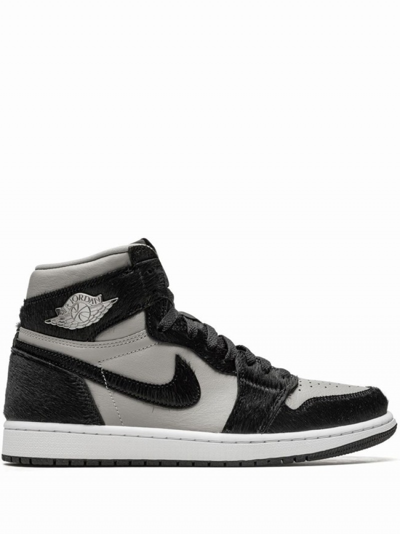 Black / Grey Women\'s Nike Twist 2.0 Air Jordan 1 | ZQGYOF-094