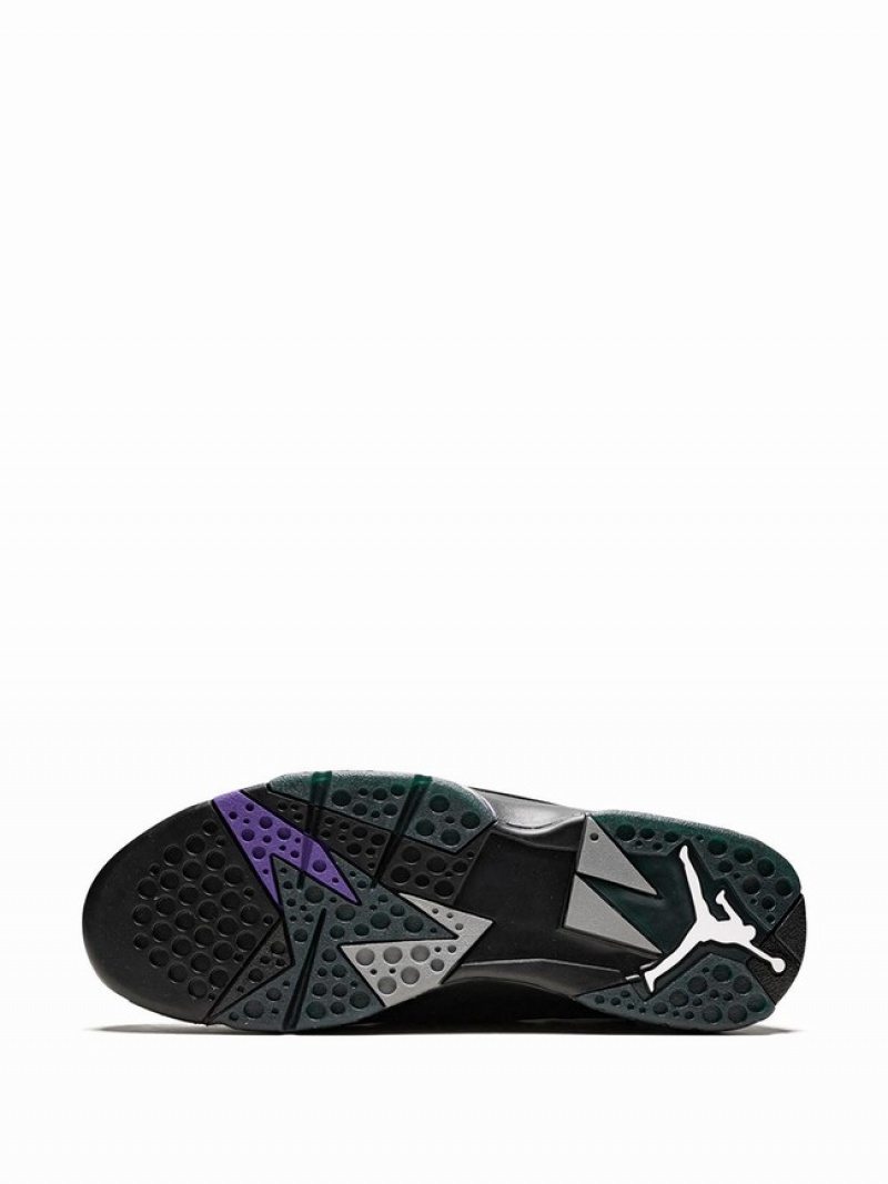 Black / Purple Women's Nike Retro Air Jordan 7 | DSBNJG-970