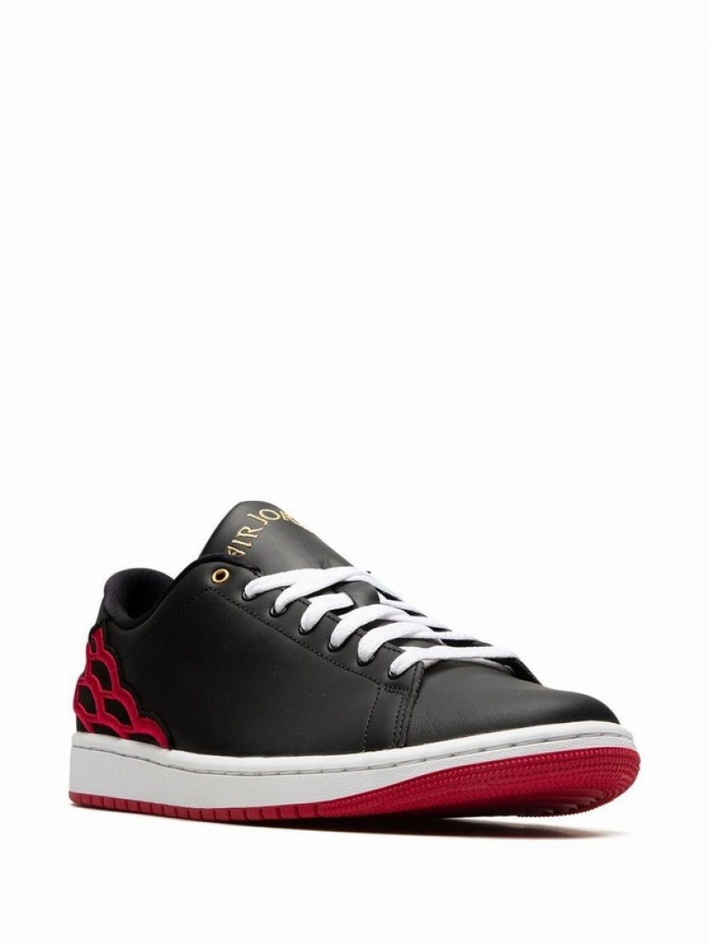 Black / Red Men's Nike Center Court Air Jordan 1 | BREXZT-157