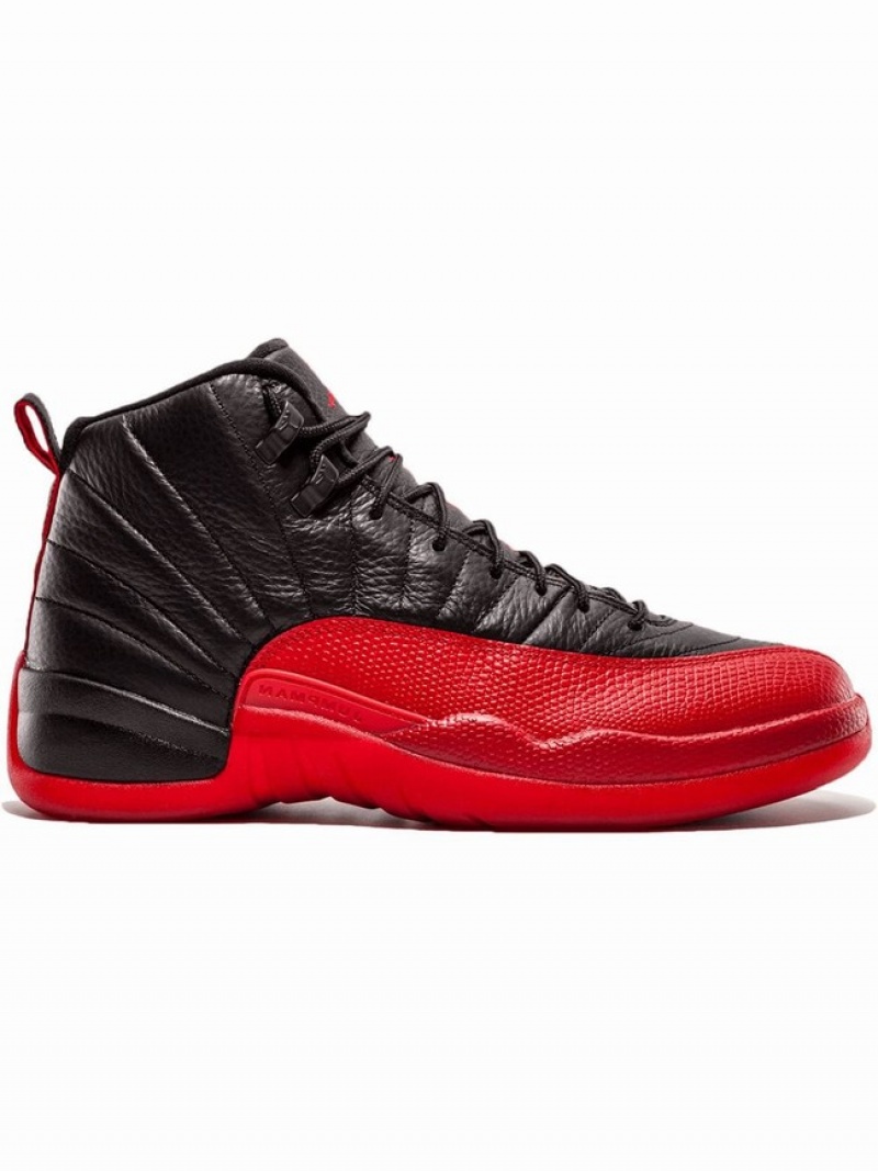 Black / Red Men\'s Nike Retro Air Jordan 12 | CMTYKU-189