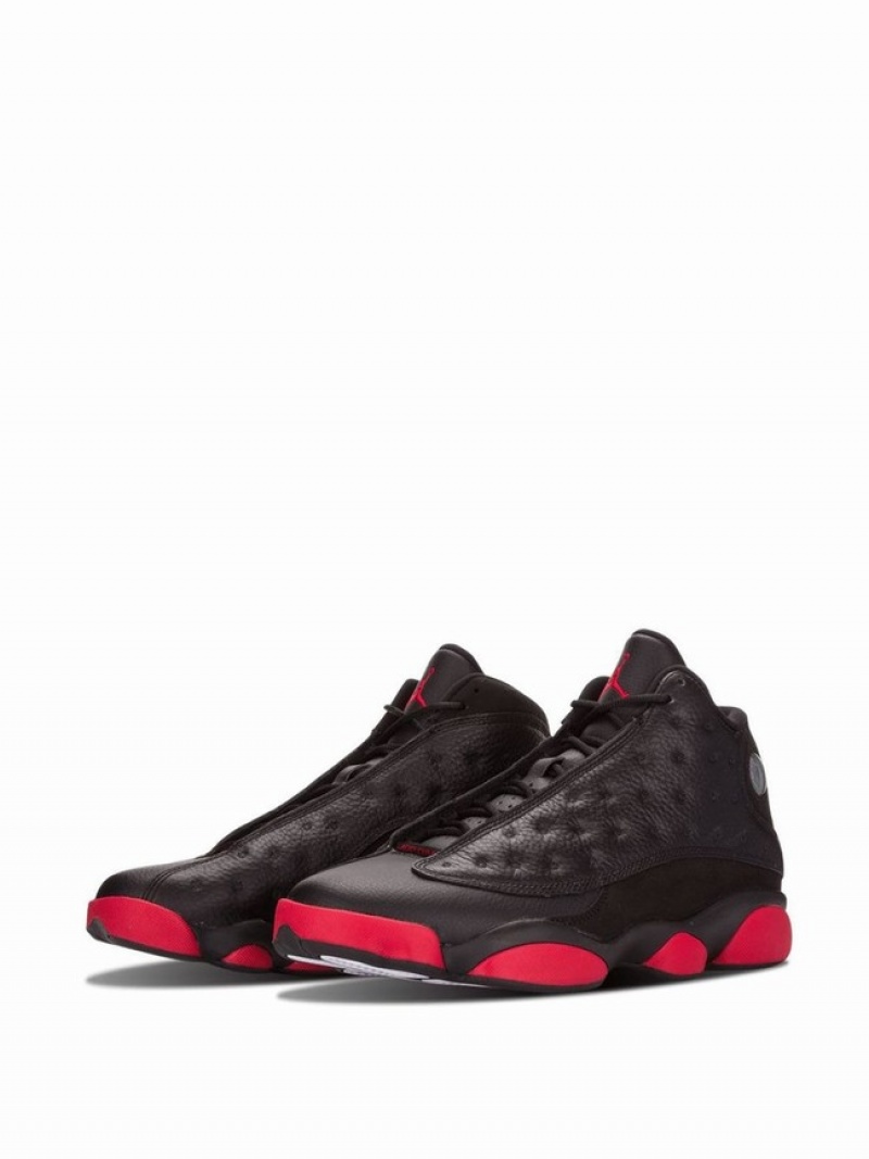 Black / Red Men's Nike Retro Dirty Bred Air Jordan 13 | CTPXSR-768