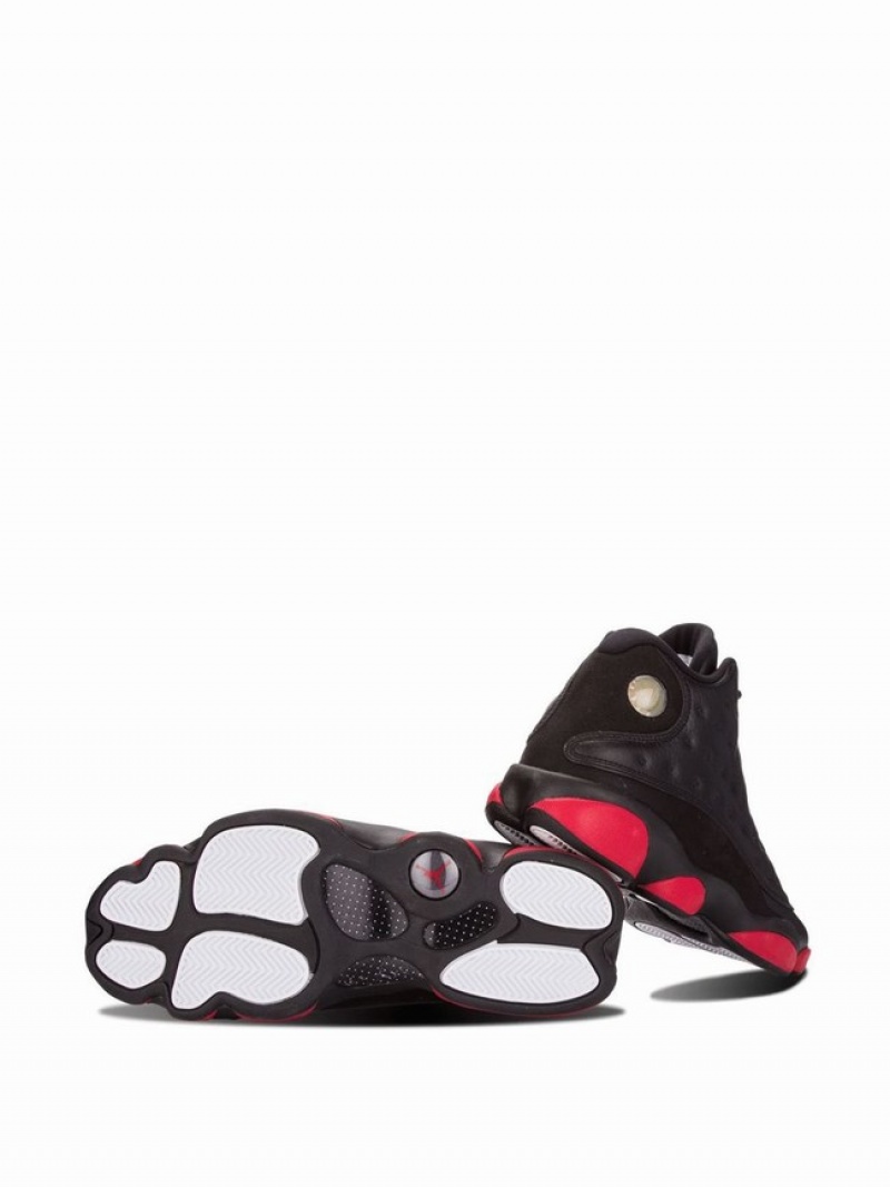 Black / Red Men's Nike Retro Dirty Bred Air Jordan 13 | CTPXSR-768